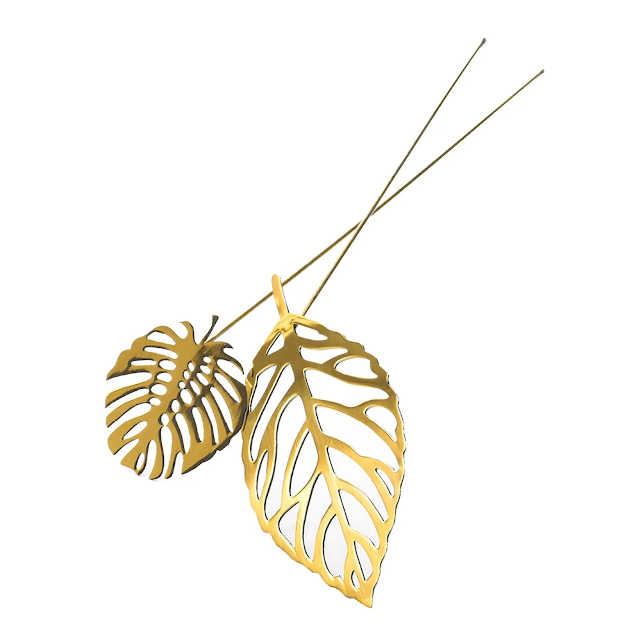 Klong Brass Leaves Wood 2-pack mässing