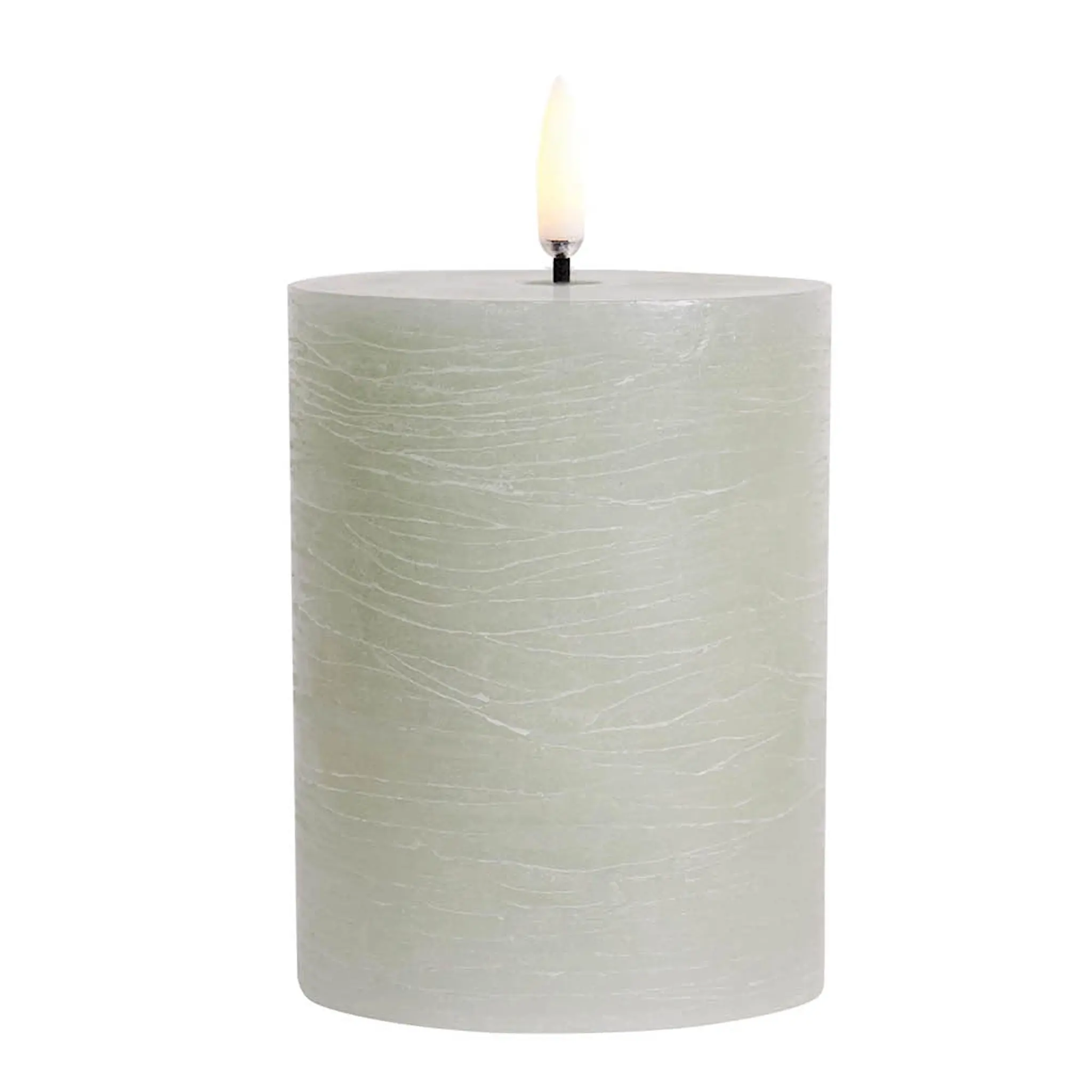 Uyuni Lighting Pillar LED Blockljus 8x10 cm Dusty Green