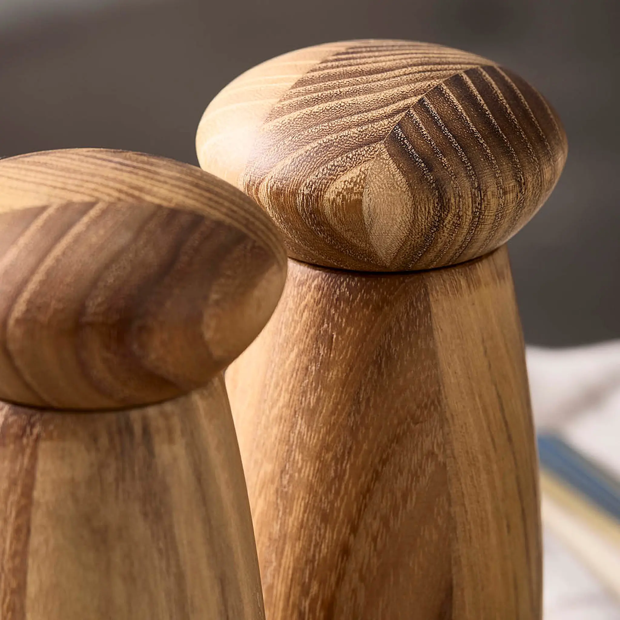 Aida RAW kvarnset med bricka 13,5 cm 3 delar teak