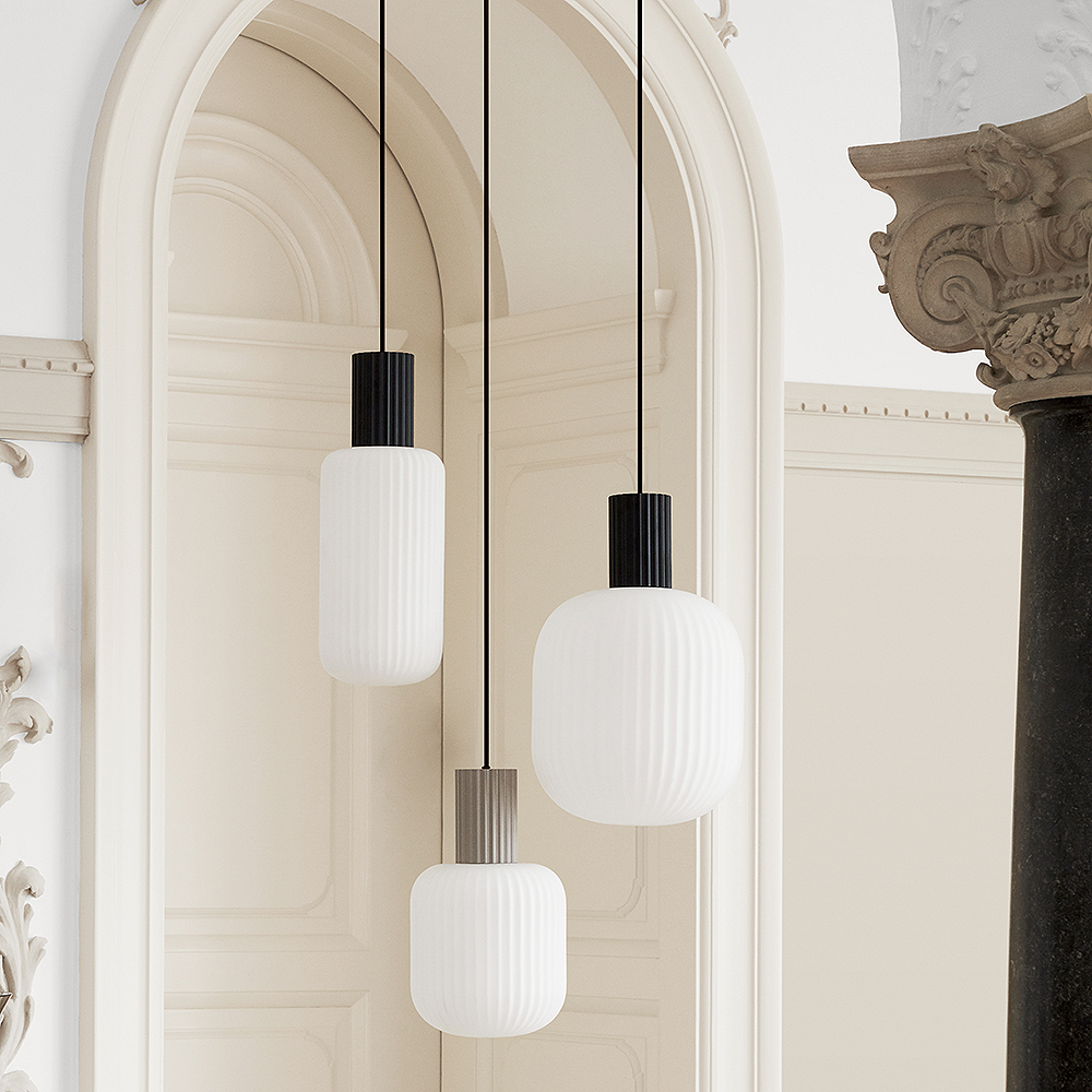 Broste Copenhagen Lolly Taklampa 20x34 cm Svart