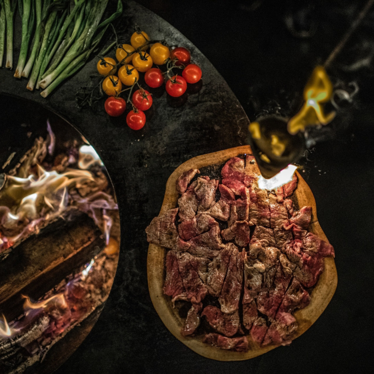 Forged Flambadou BBQ