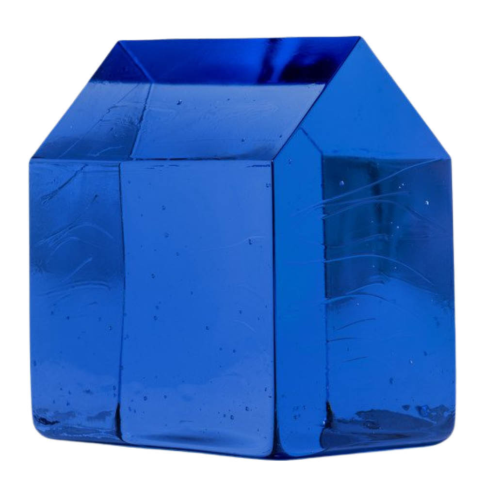 Kosta Boda Kosta Koriste Talo 14,5 cm Sininen