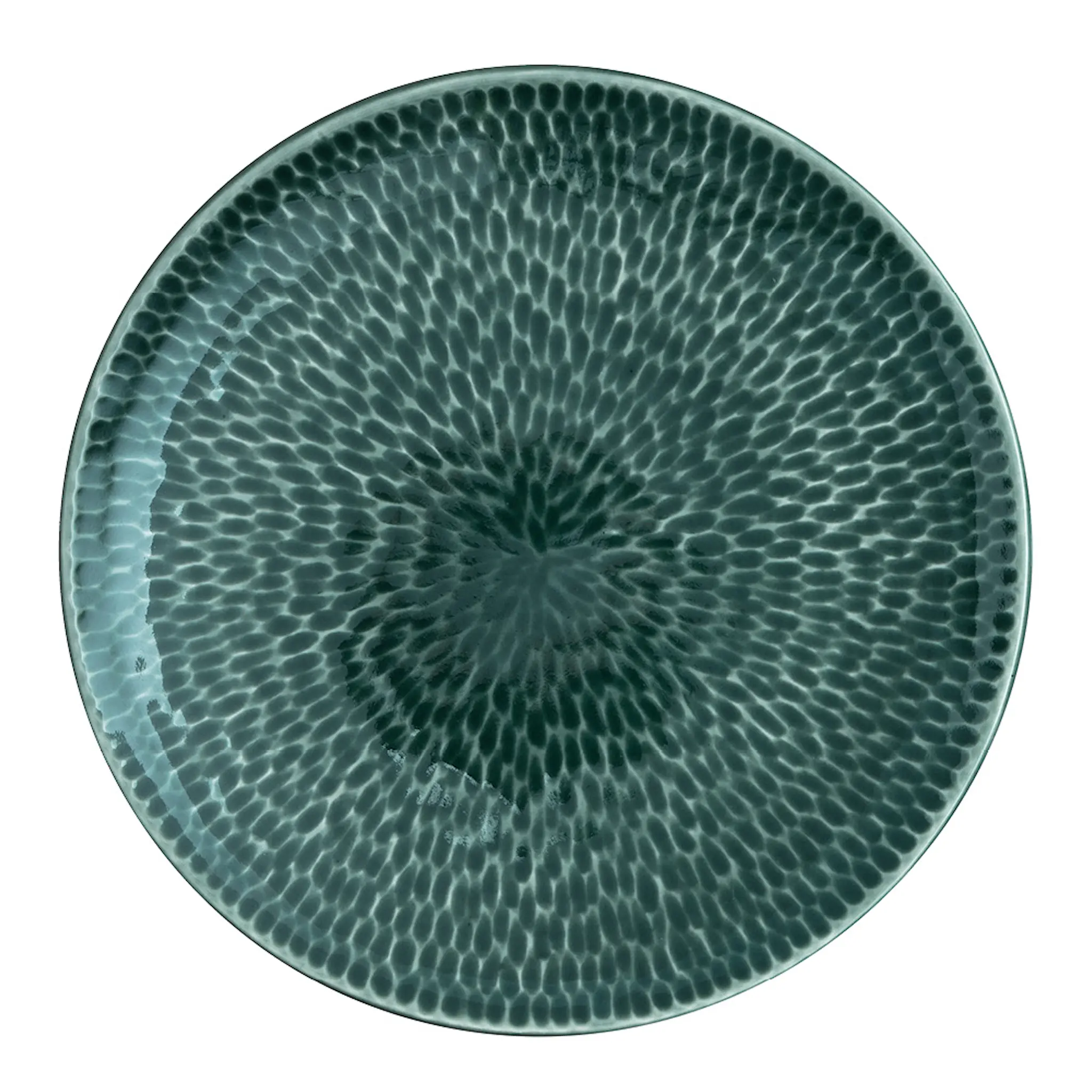 Denby Carve Green assiett 17,5 cm grön