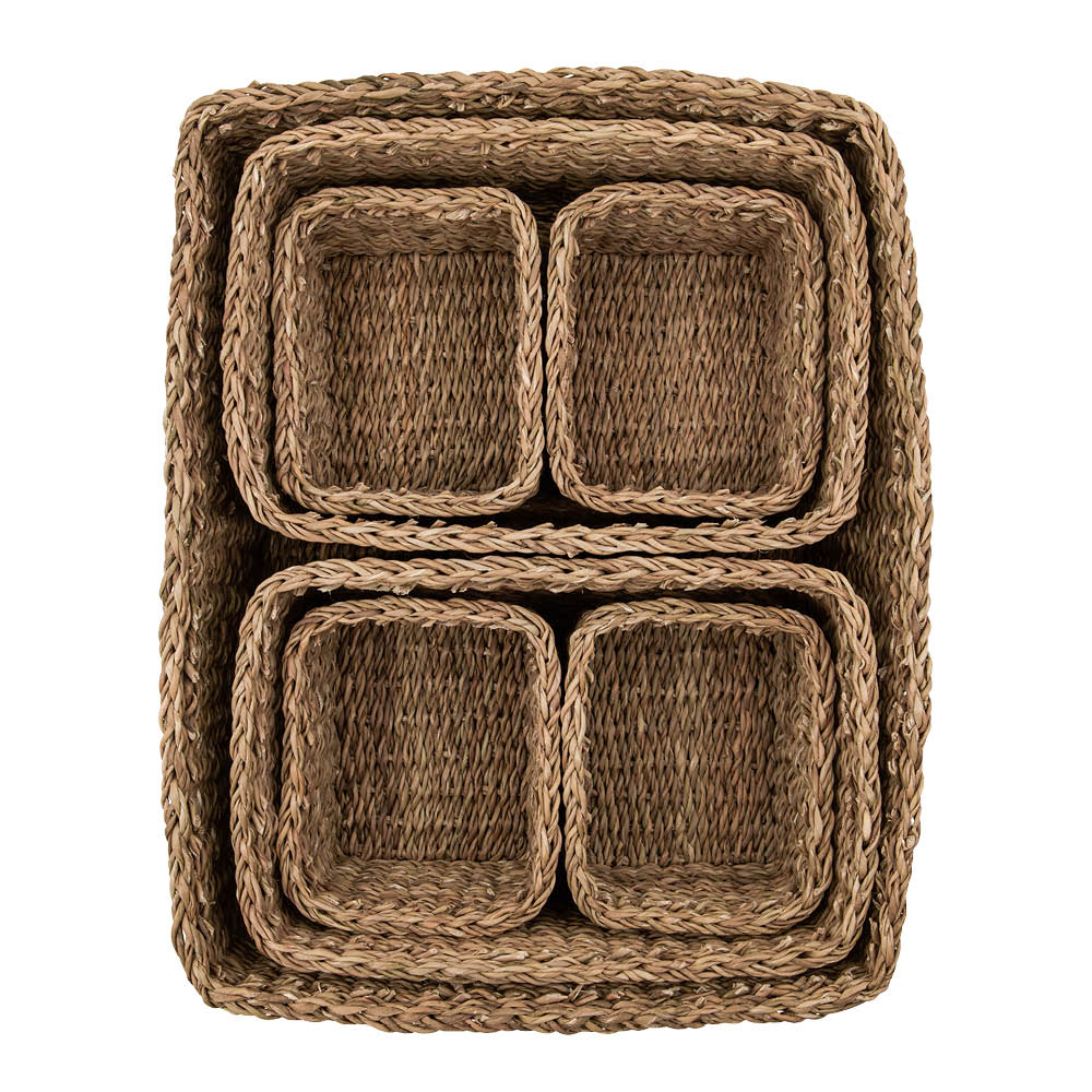 Meraki Säilytyskori 7 kpl Meriheinä