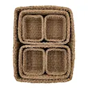 Förvaringskorgar set 7 delar sjögräs