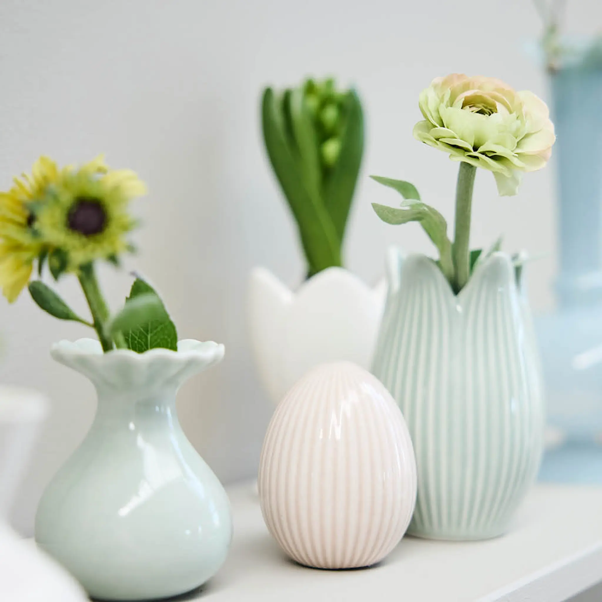 Lene Bjerre Dalia Maljakko 8,8 cm Vaaleanvihreä