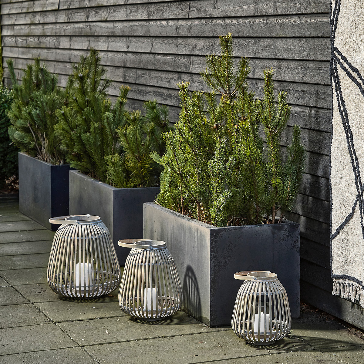 Villa Collection Amas Lyhty 25x30 cm Bambu