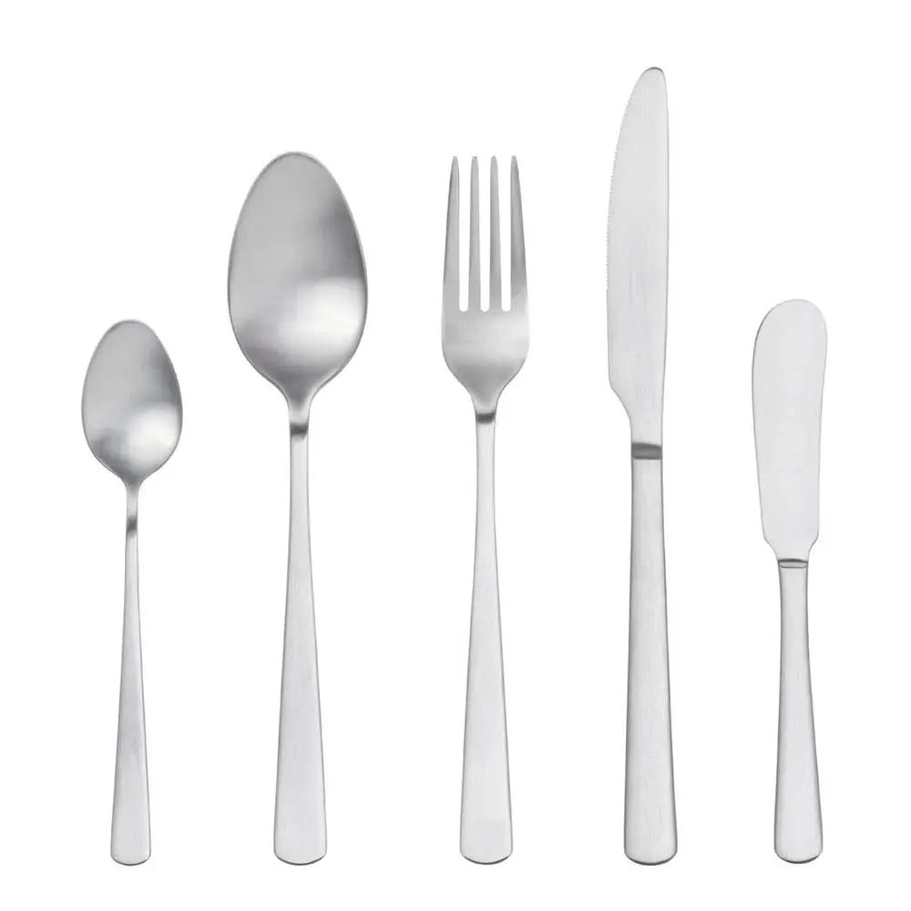 Essentials Soft bestikksett 20 deler matt stål