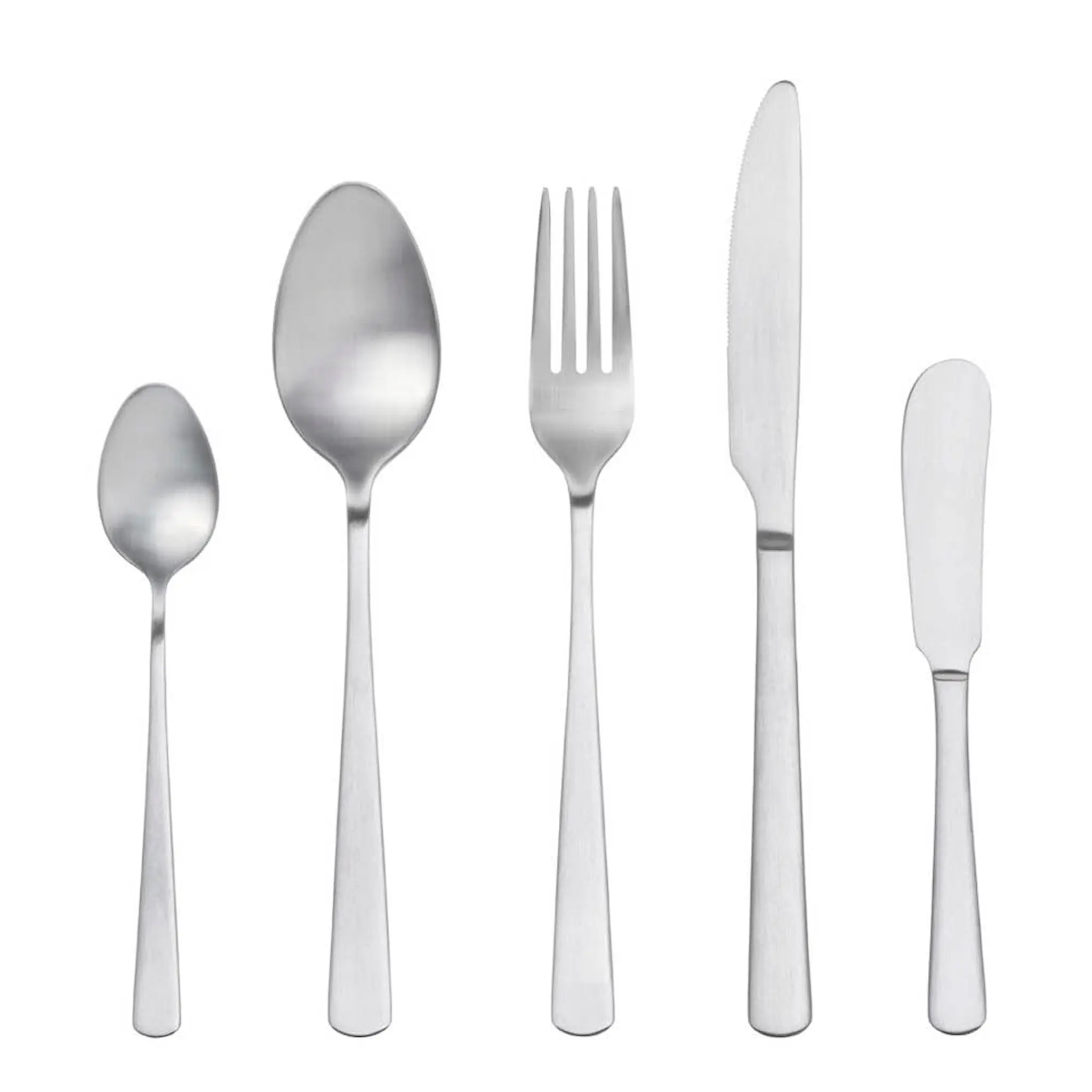 Gense Essentials Soft bestikksett 20 deler matt stål