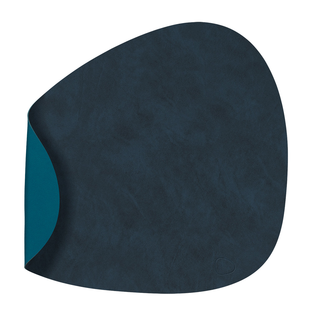 LIND DNA - Curve Nupo Pöytätabletti kaksipuolinen 37x44 cm Midnight Blue/Petrol