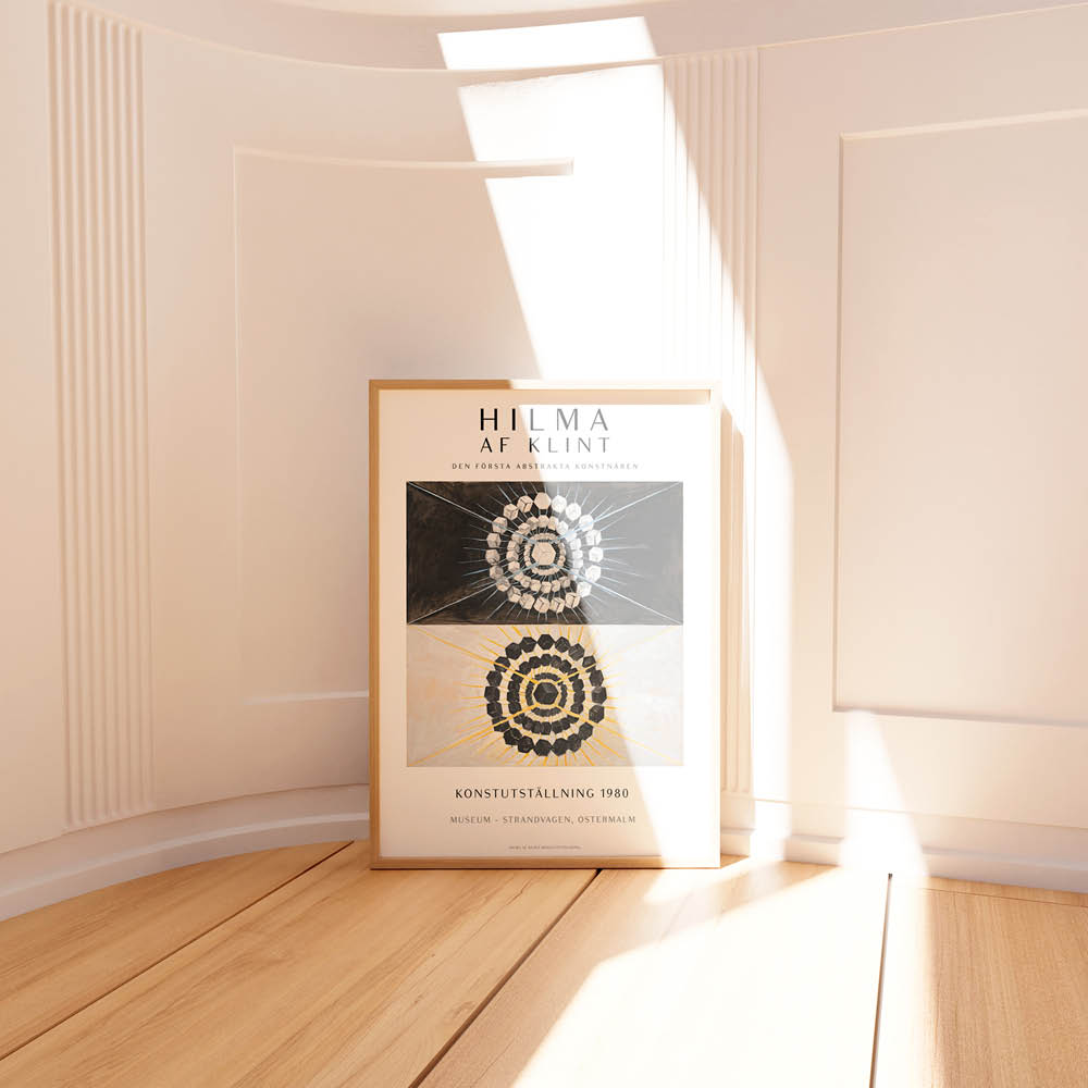 Poster & Frame Hilma af Klint x PSTR Studio poster 30x40 cm hilma af klint art exhibition