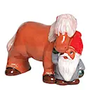 Microtomte med Häst 8 cm