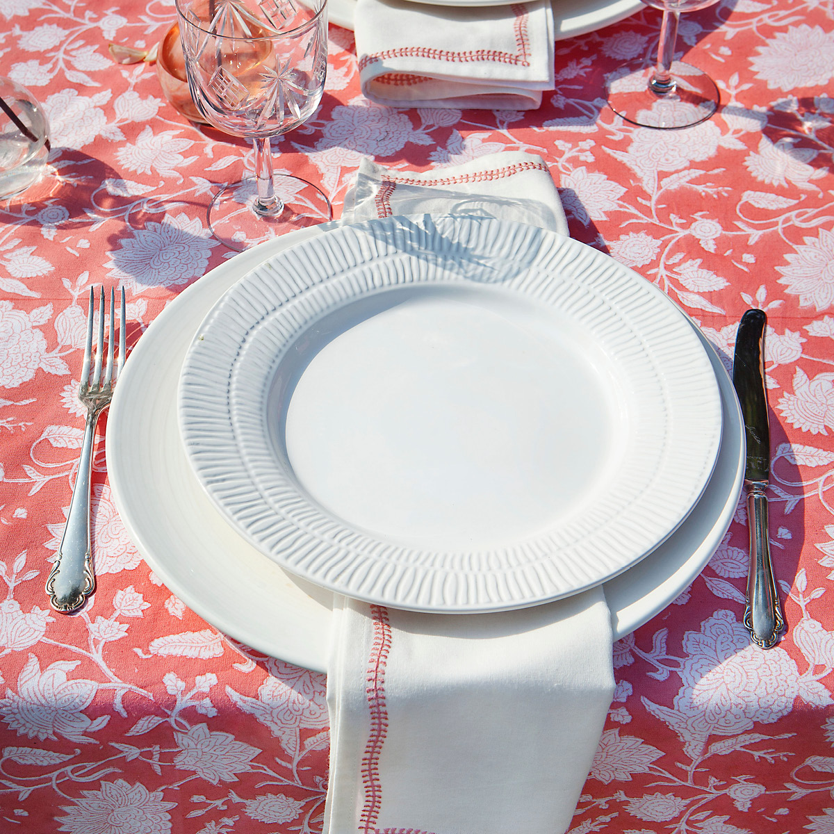 Chamois Indian Rose duk 170x270 cm lantana rose