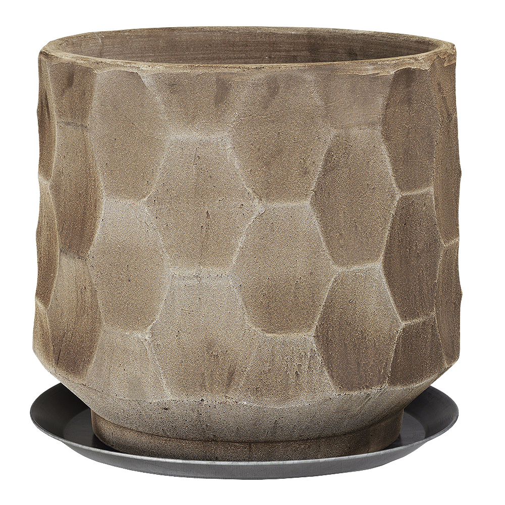 Kähler Gro Kruka Med Fat 43 cm Ljus Sand