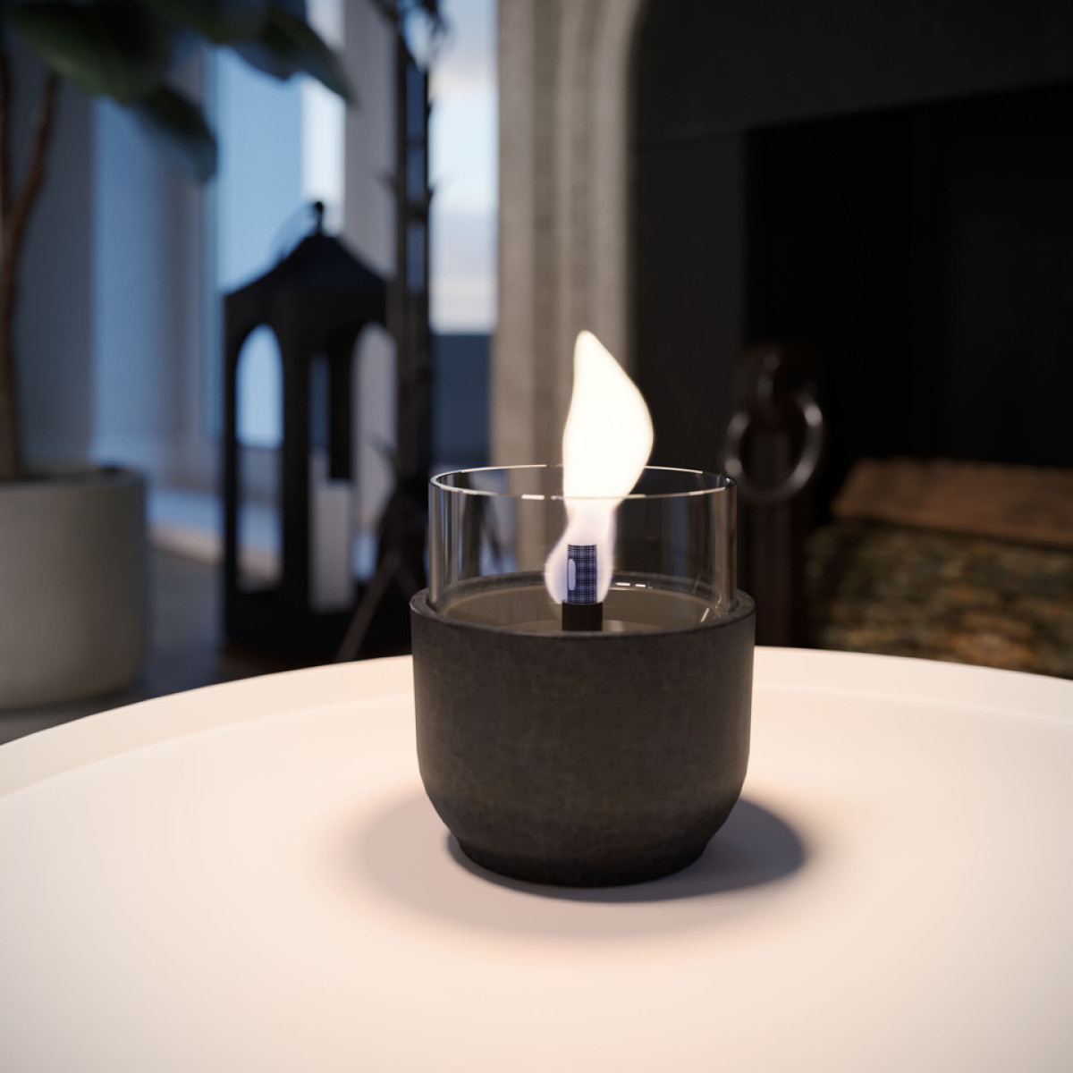 Tenderflame Violet 8 lykta 0,15 L reactive glace svart