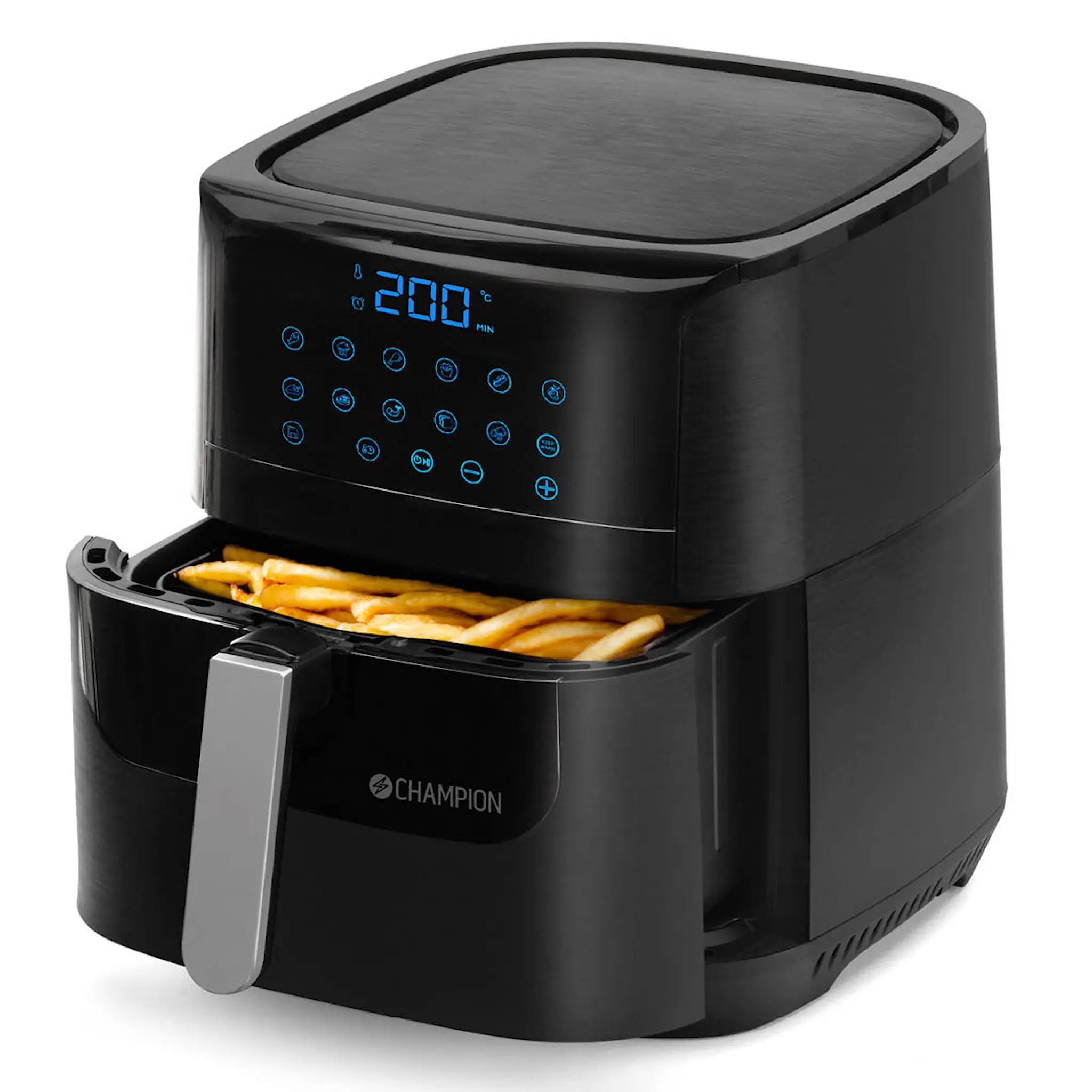CHAMPION Airfryer XL Ceramic 5,5 L 1800W AF600 svart