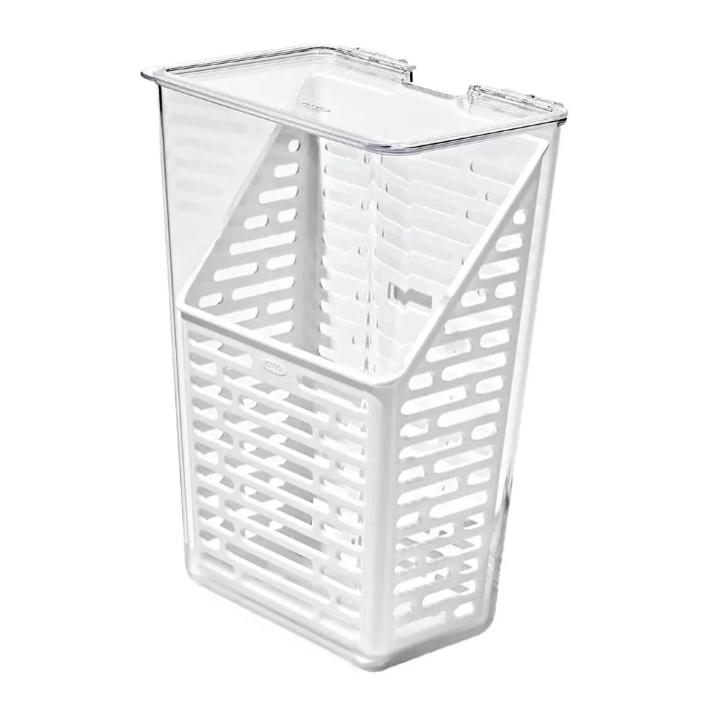 Oxo Säilytyspurkki jääkaappiin 15,5x23 cm Kirkas/Valkoinen