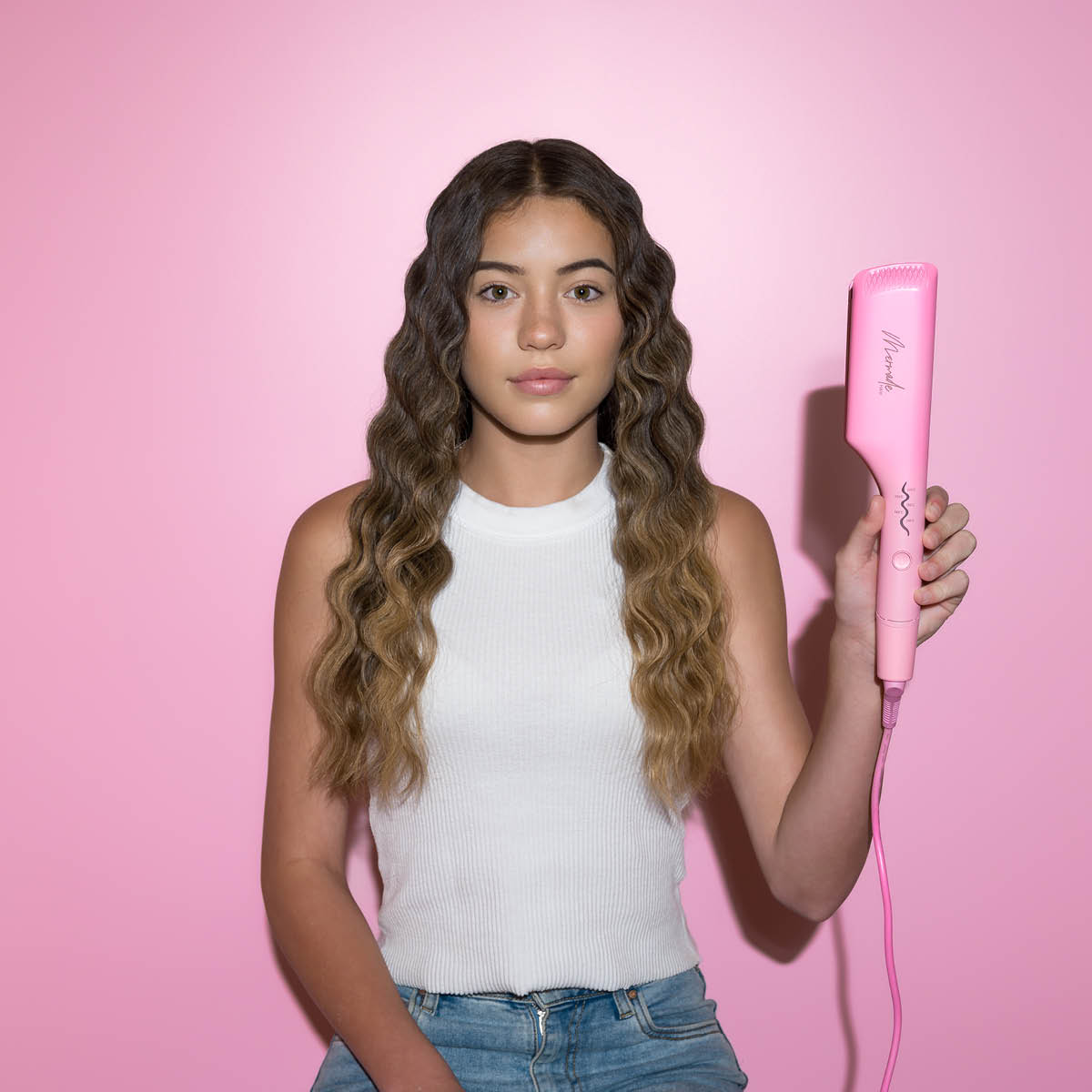 Mermade My Waves Kit Lainerautasetti double waver Pinkki