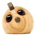 Viola kyckling träfigur 5 cm ask/valnöt
