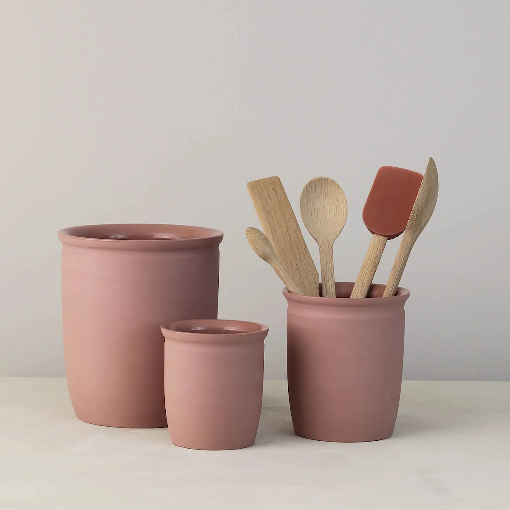 Knabstrup Keramik Knabstrup Säilytin 2 L Dark Rose