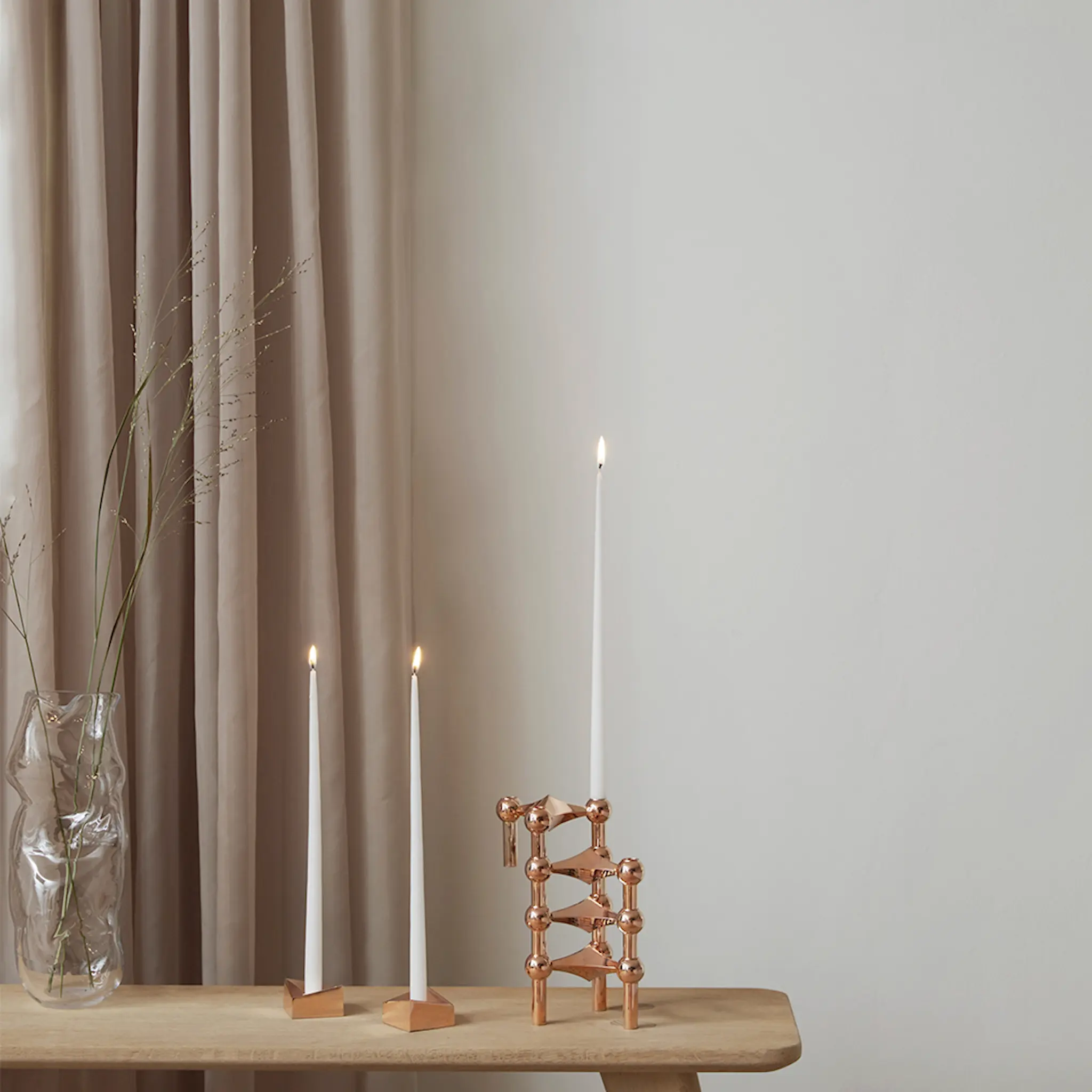 Stoff Nagel Stoff Nagel Kynttilänjalka Ruusukulta