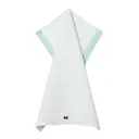 Kökshandduk linne/bomull 50x70 cm grön/vit randig