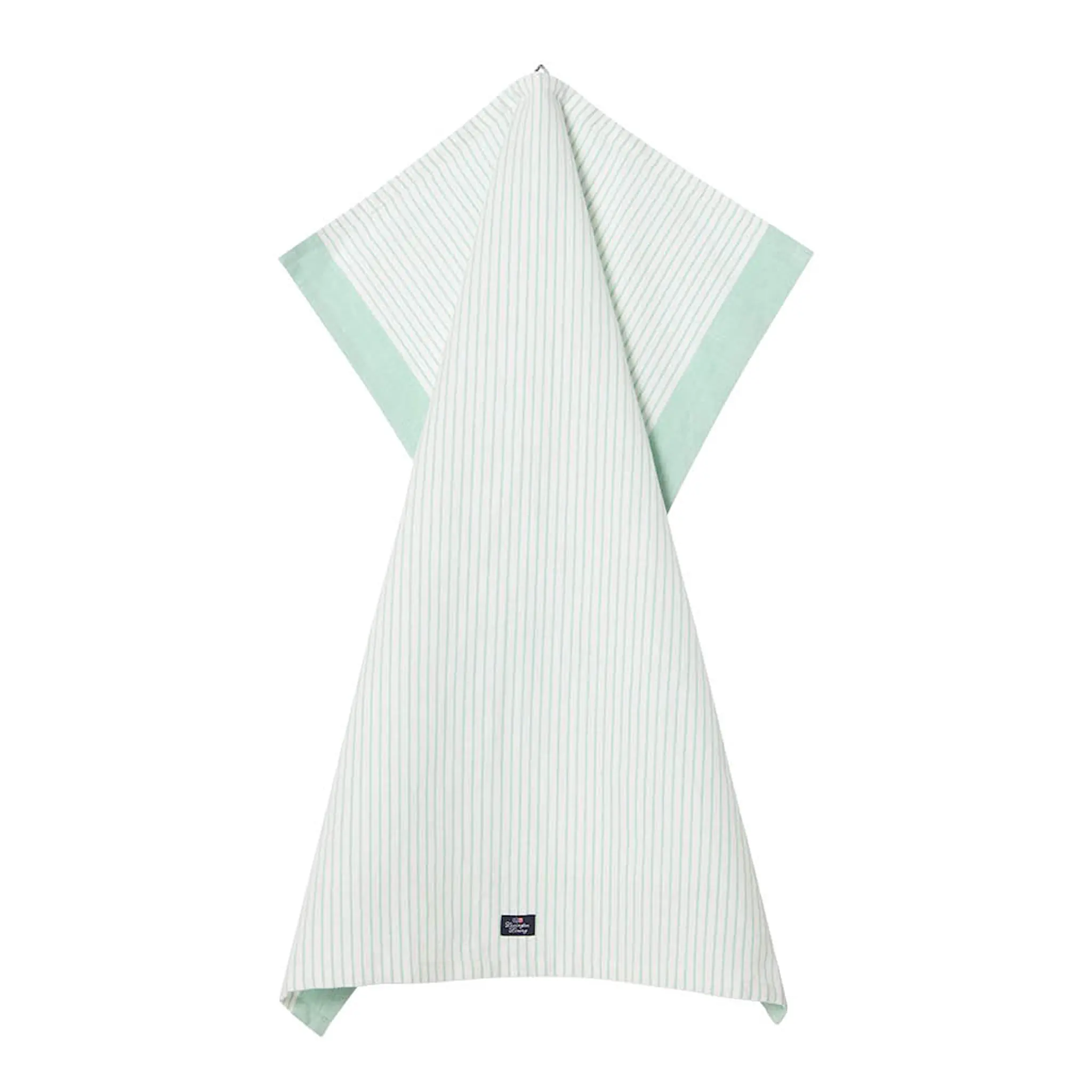 Lexington Kökshandduk linne/bomull 50x70 cm grön/vit randig