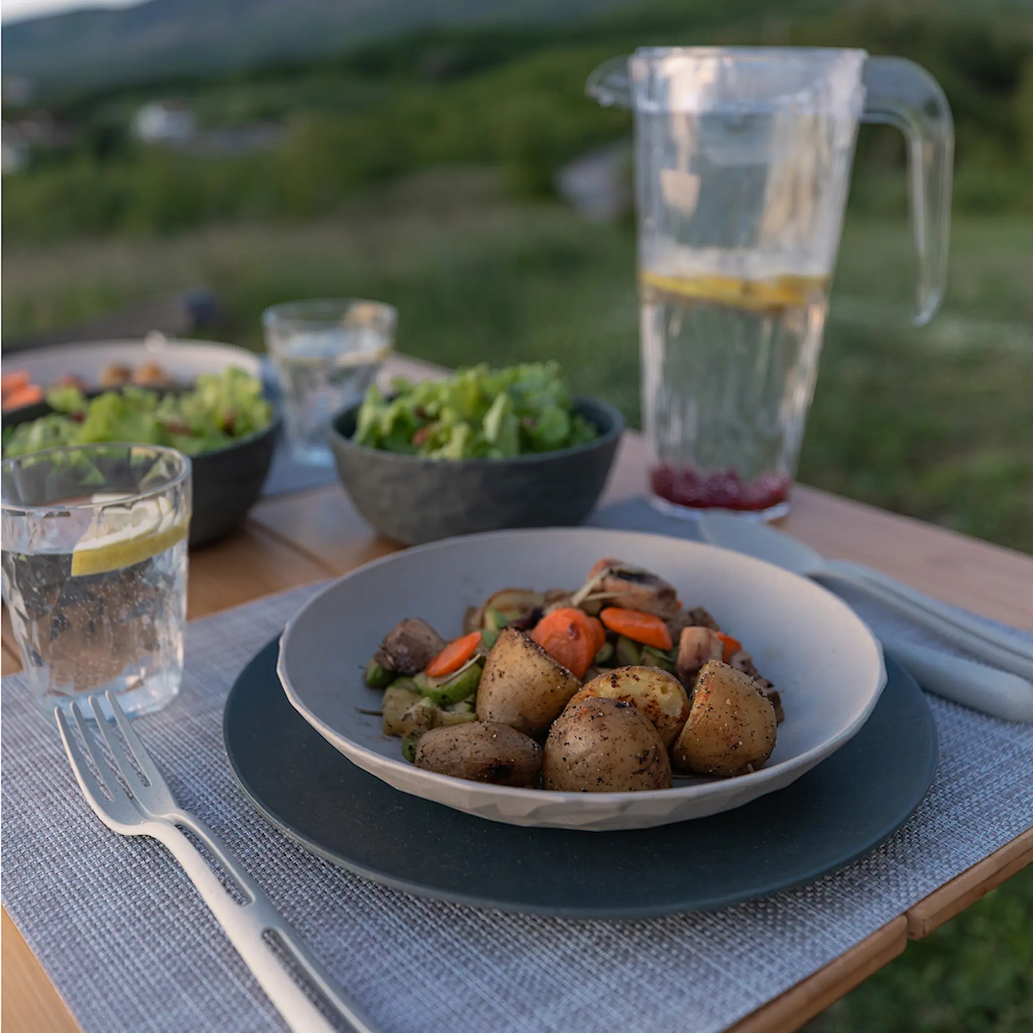 Koziol Club Kulho 0,7L 4 kpl Tummanharmaa