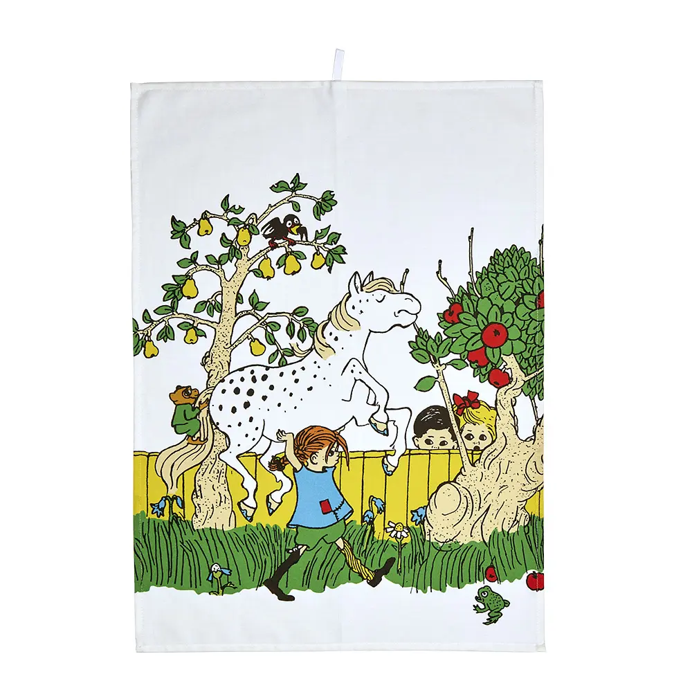 Pippi kjøkkenhåndkle 50x70 cm veien hjem