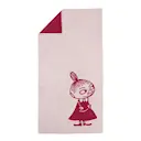 Mumin badhandduk 70x140 cm lilla my rosa