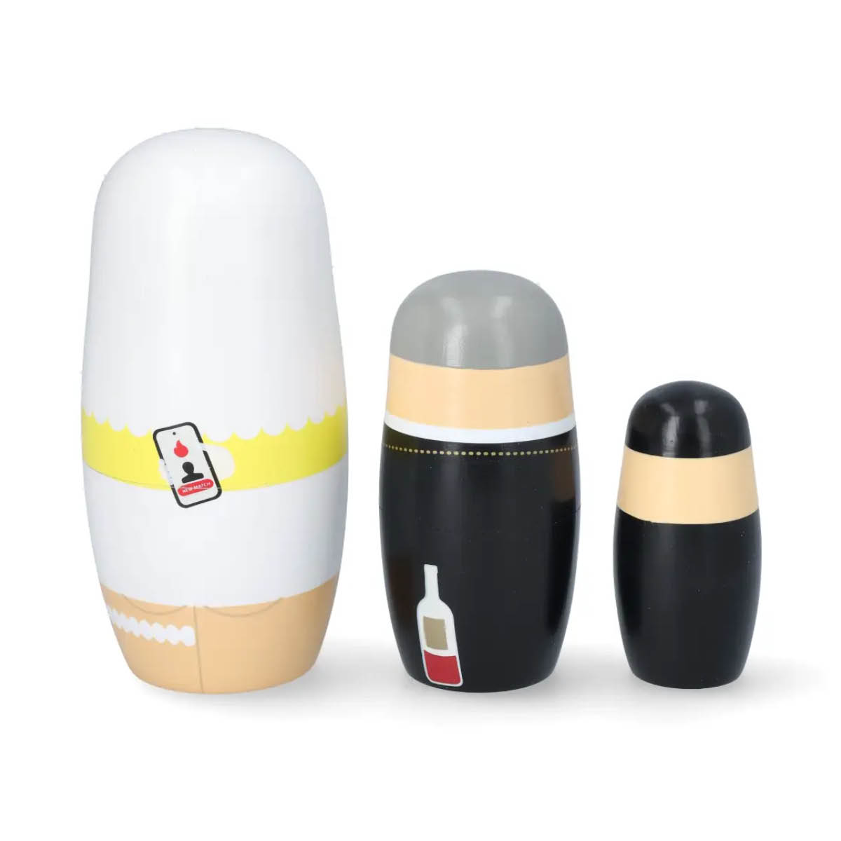 Spring Copenhagen Babushka Drama Wedding Expressions trefigur 3 stk kirsebærtre