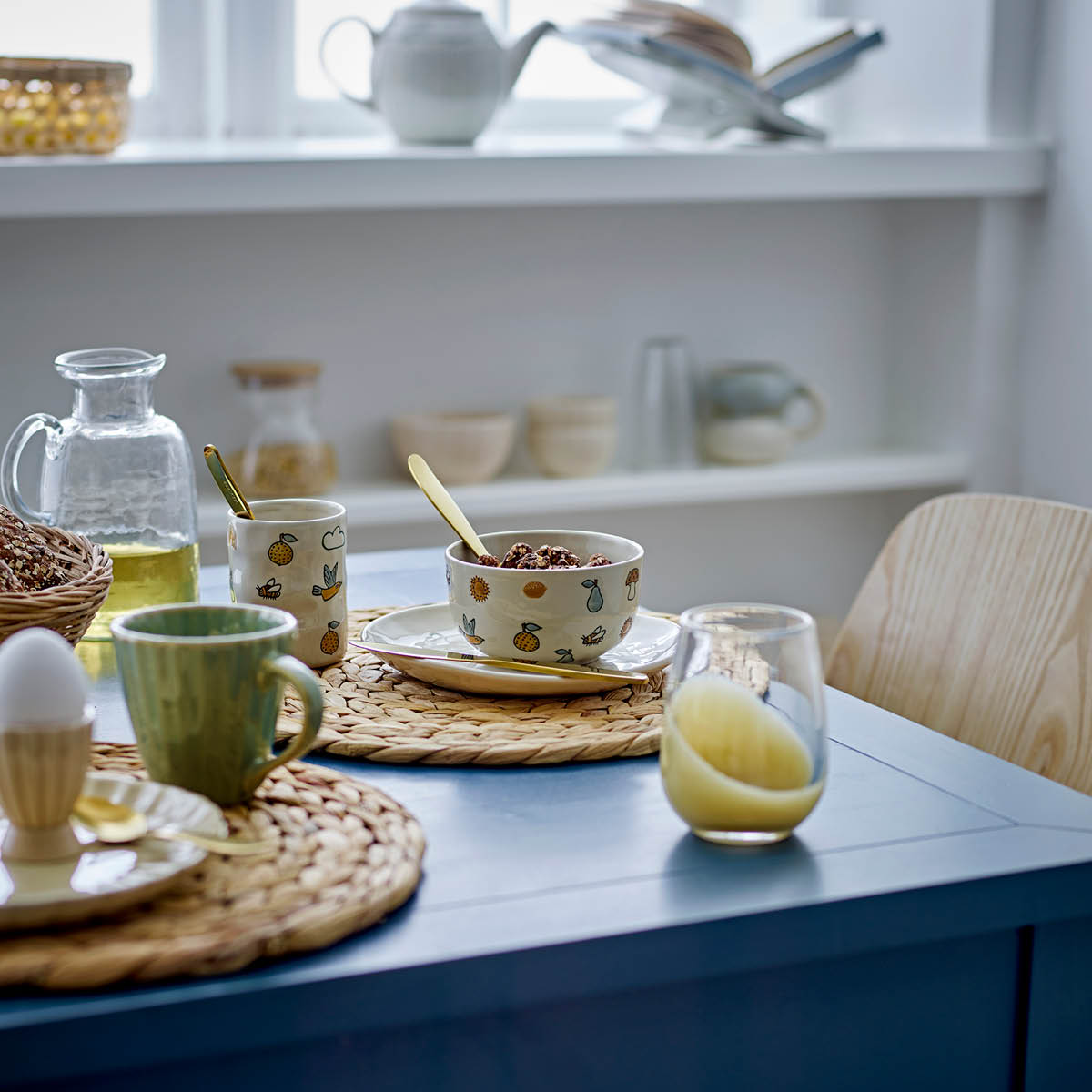 Bloomingville MINI Agnes barnservis 3 delar vit