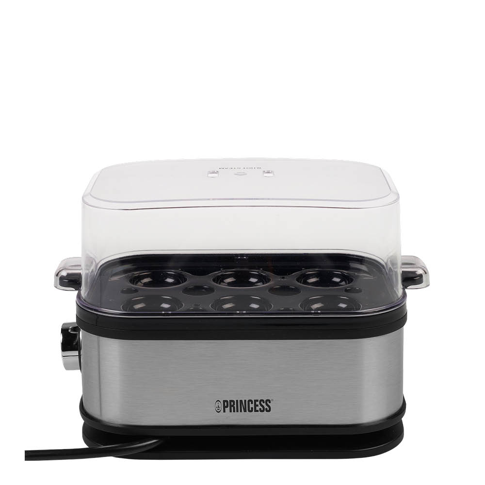 PRINCESS Munankeitin 6 munalle 400W Ruostumaton teräs