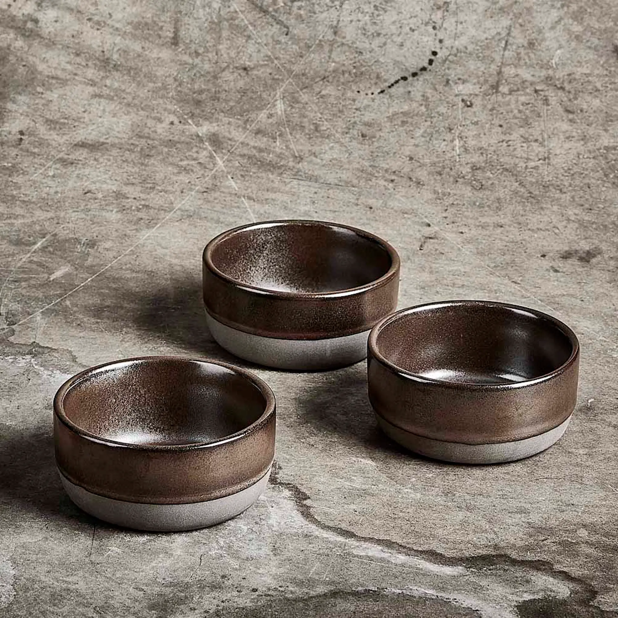 Aida Raw Kulho 9,5 cm Metallic Brown