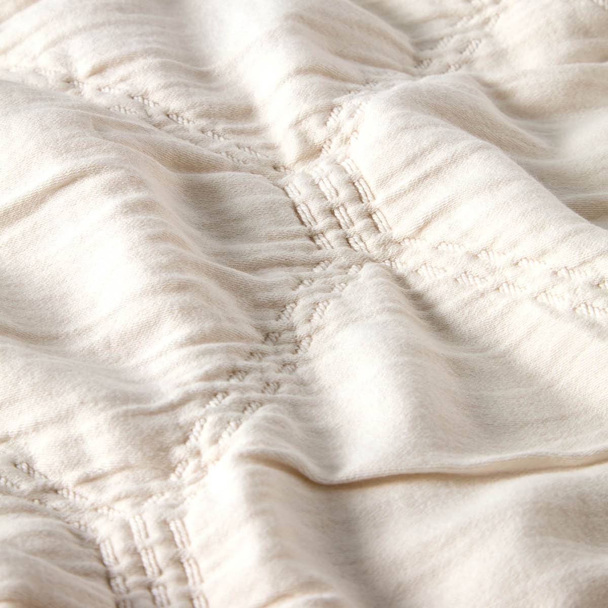 Lexington Överkast bomull 160x240 cm jacquard ljusbeige