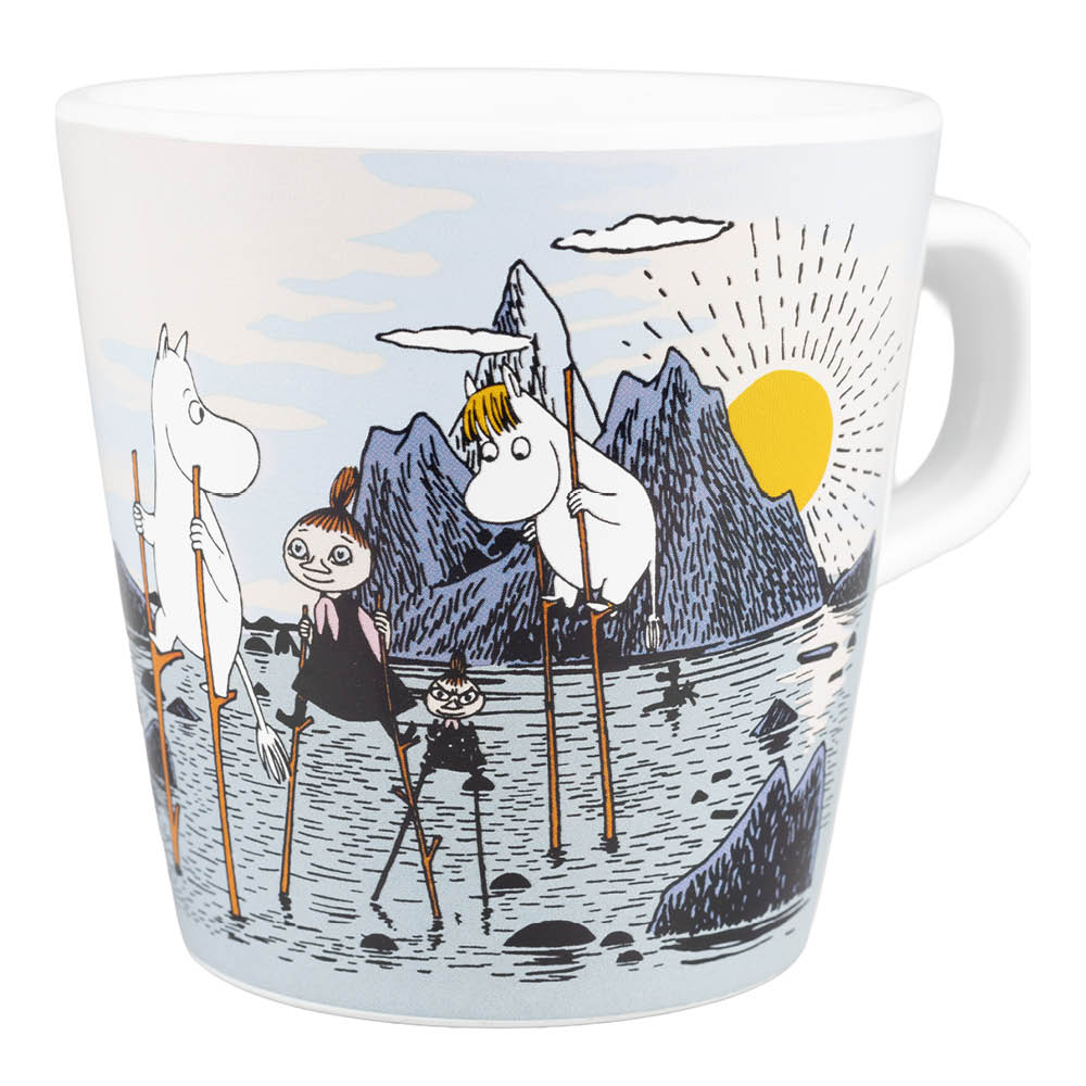 Rätt Start Mumin mugg med handtag 20 cl Kobbar och skär