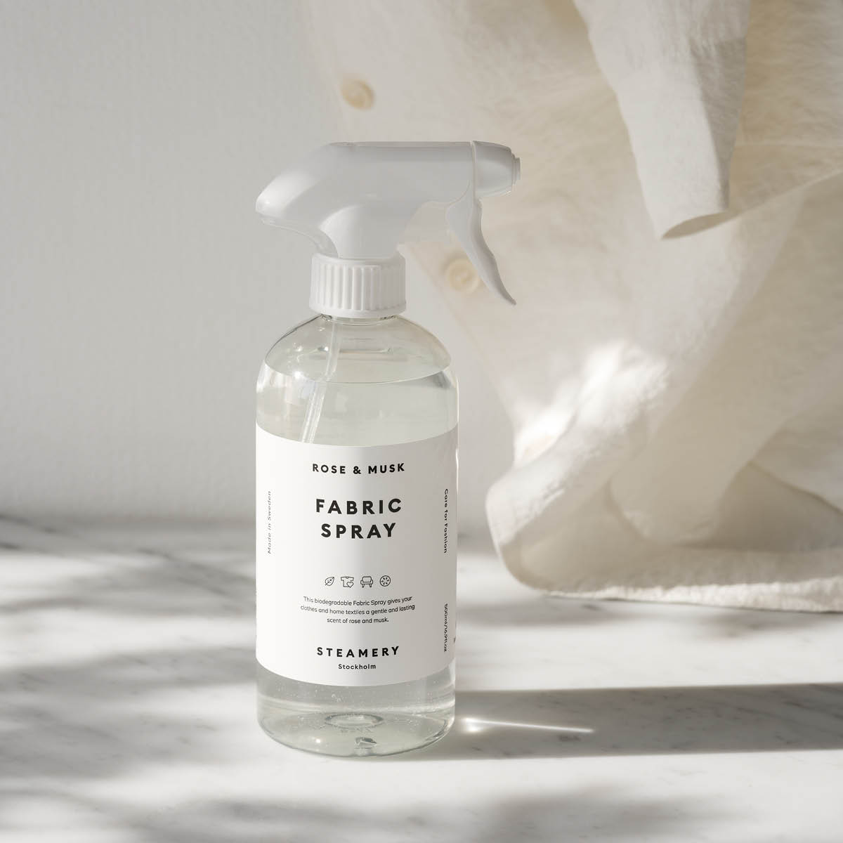 Steamery Textilspray ros & mysk 500 ml