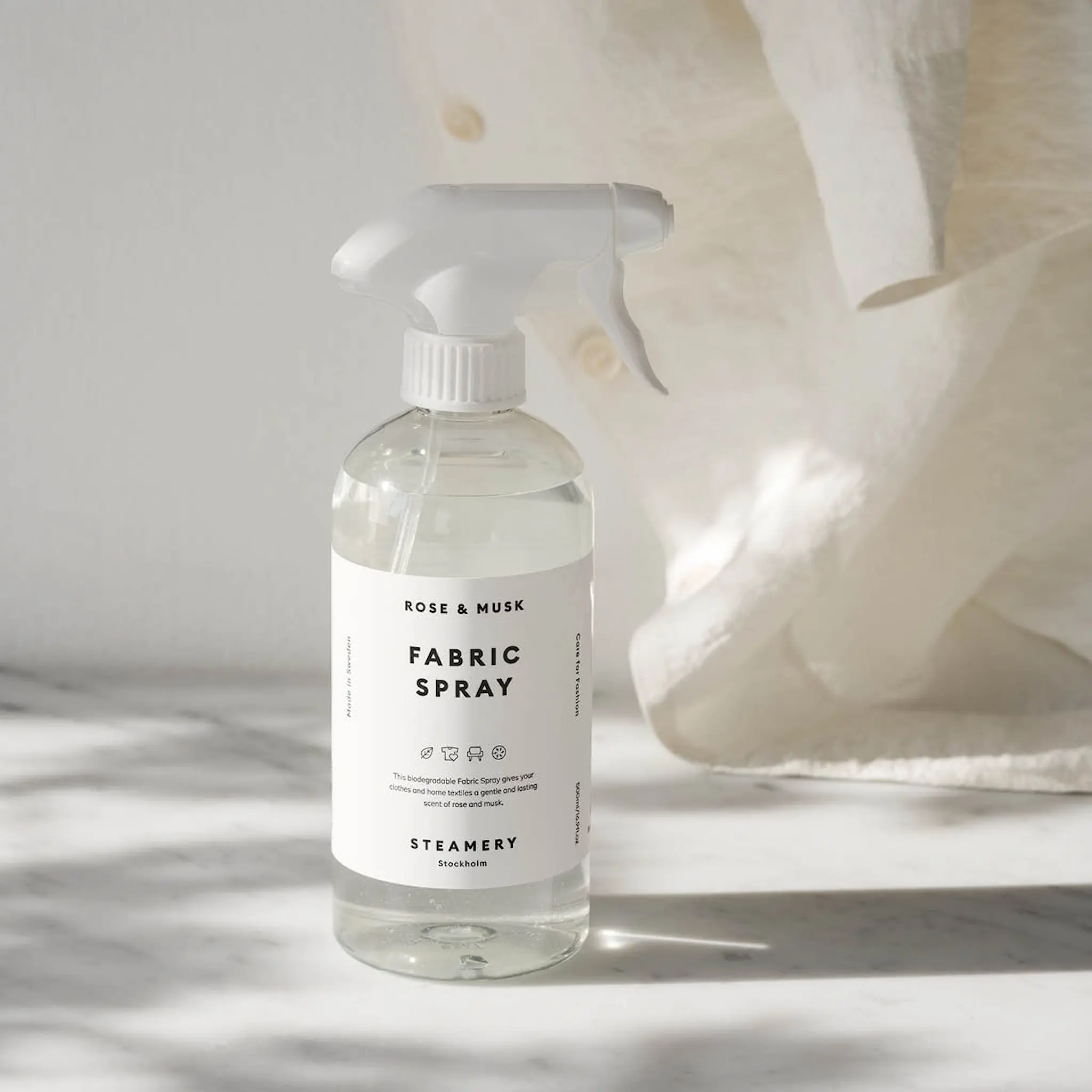 Steamery Textilspray ros & mysk 500 ml