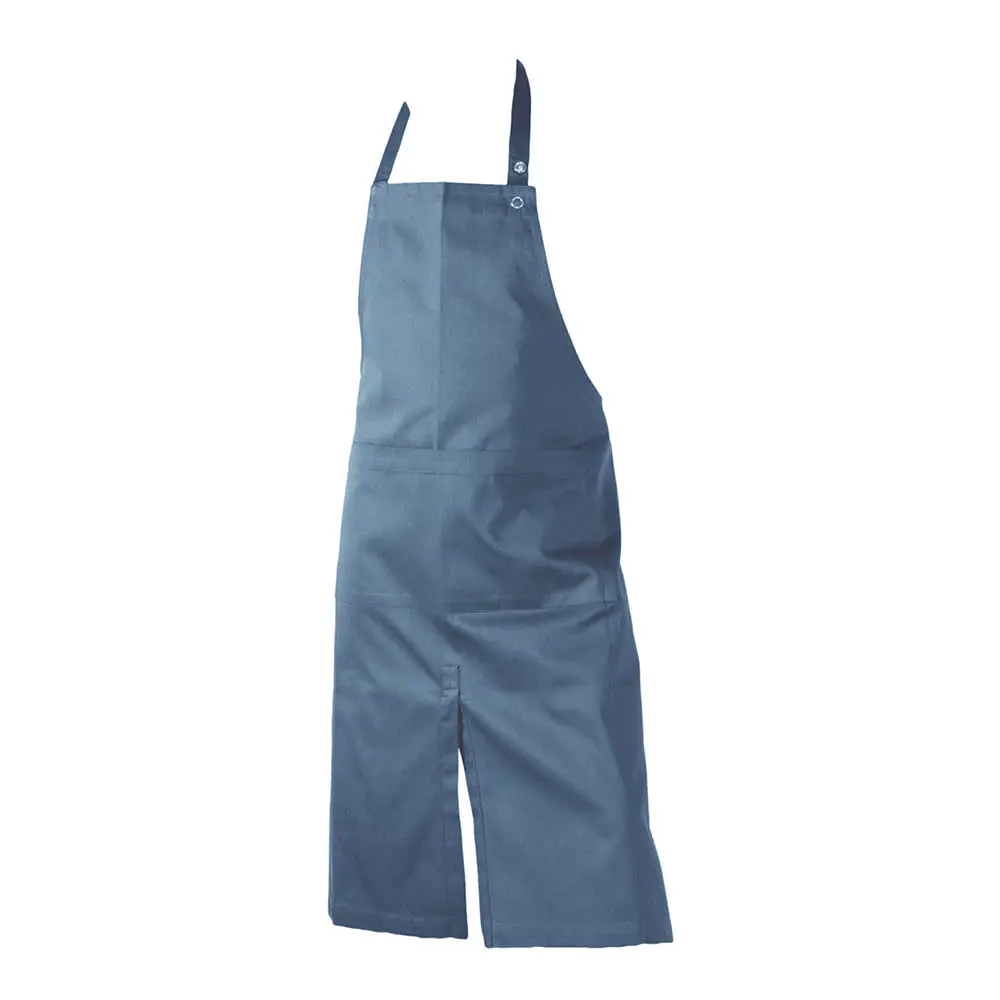 Esiliina taskuilla 80x95 cm harmaansininen