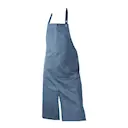 Förkläde med fickor 80x95 cm gråblå