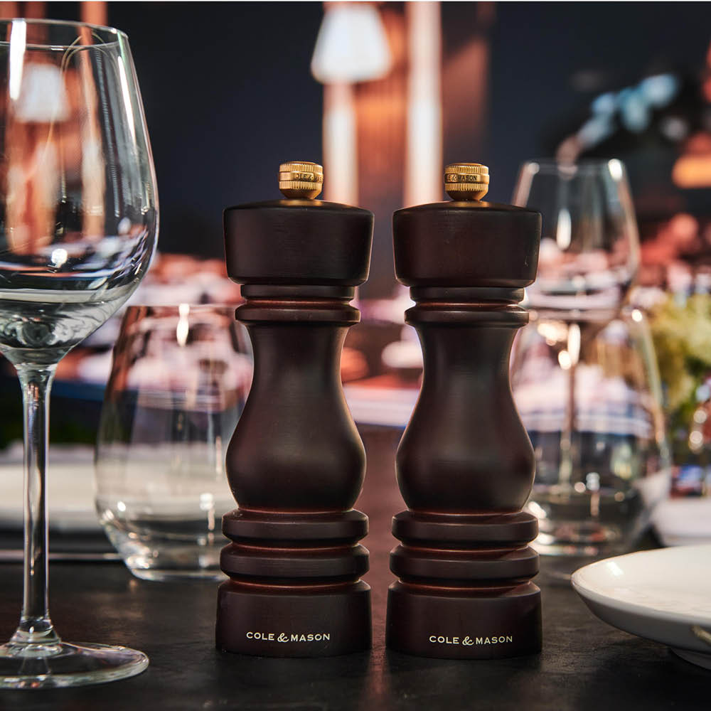 Cole & Mason London saltkvern 18 cm brun