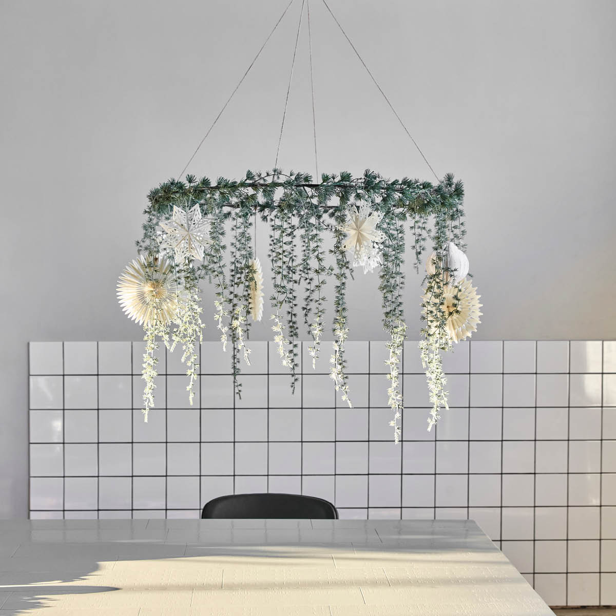 House Doctor Pine krans 81 cm grön