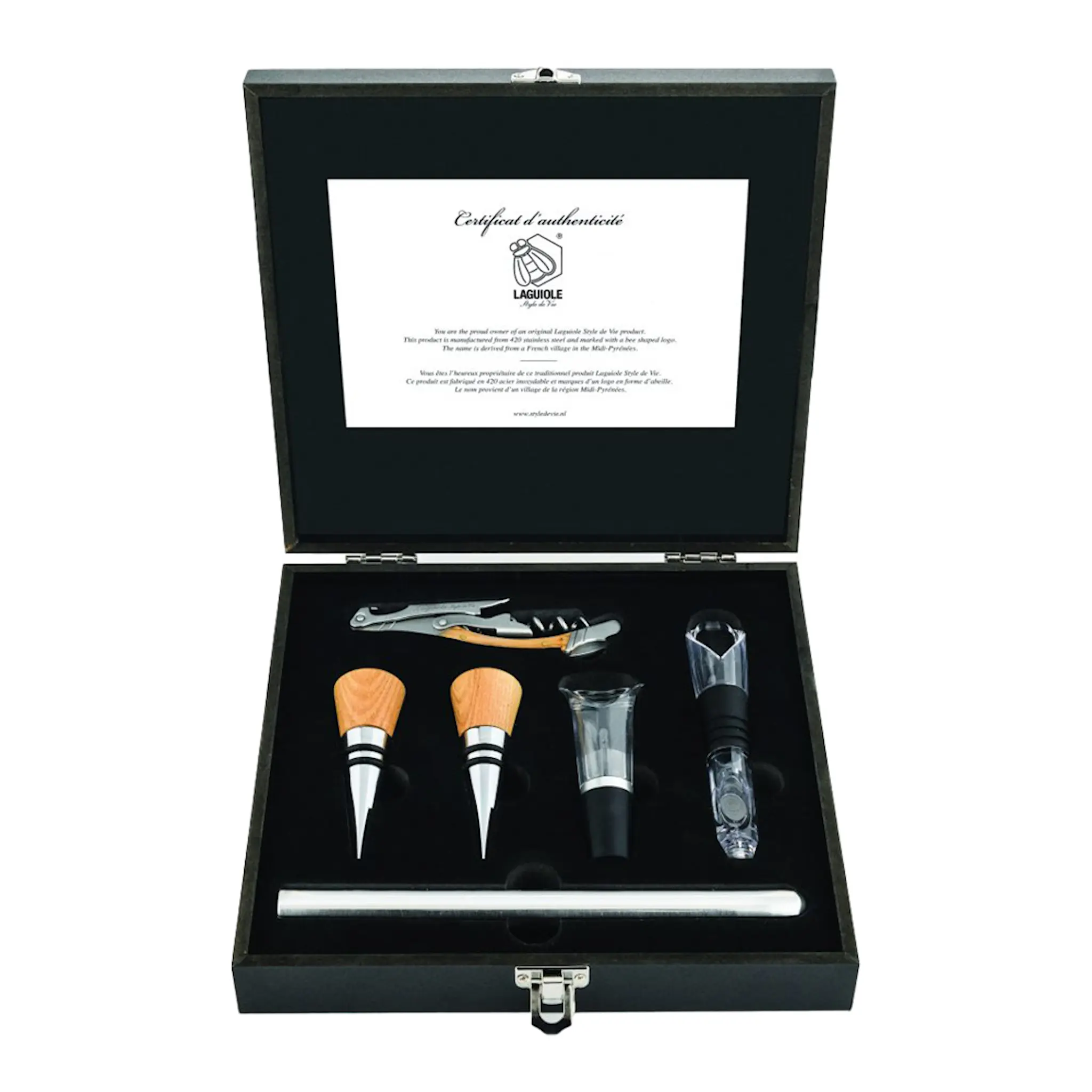 Laguiole Style de Vie Vinset 5 delar Ek