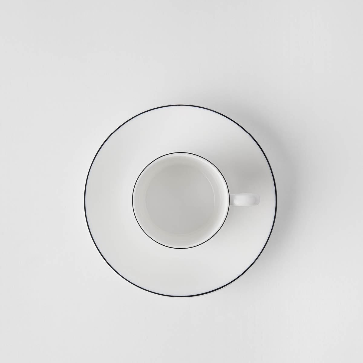 Gustafsberg Natur rett kaffekopp med skål 15 cl snøhvit