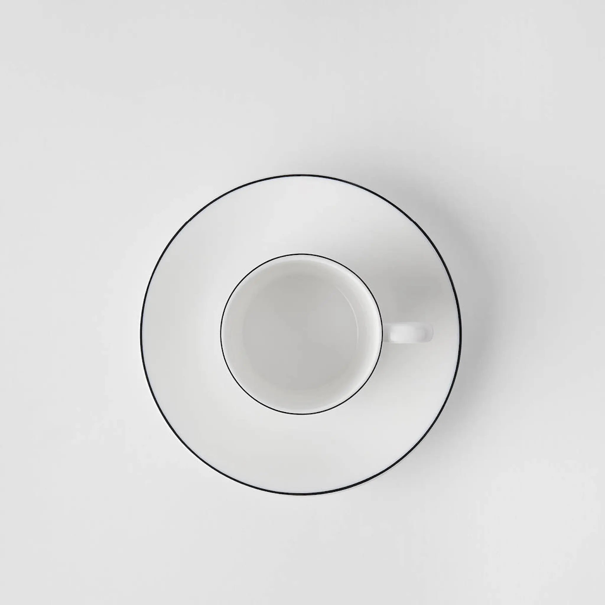 Gustafsberg Natur rett kaffekopp med skål 15 cl snøhvit