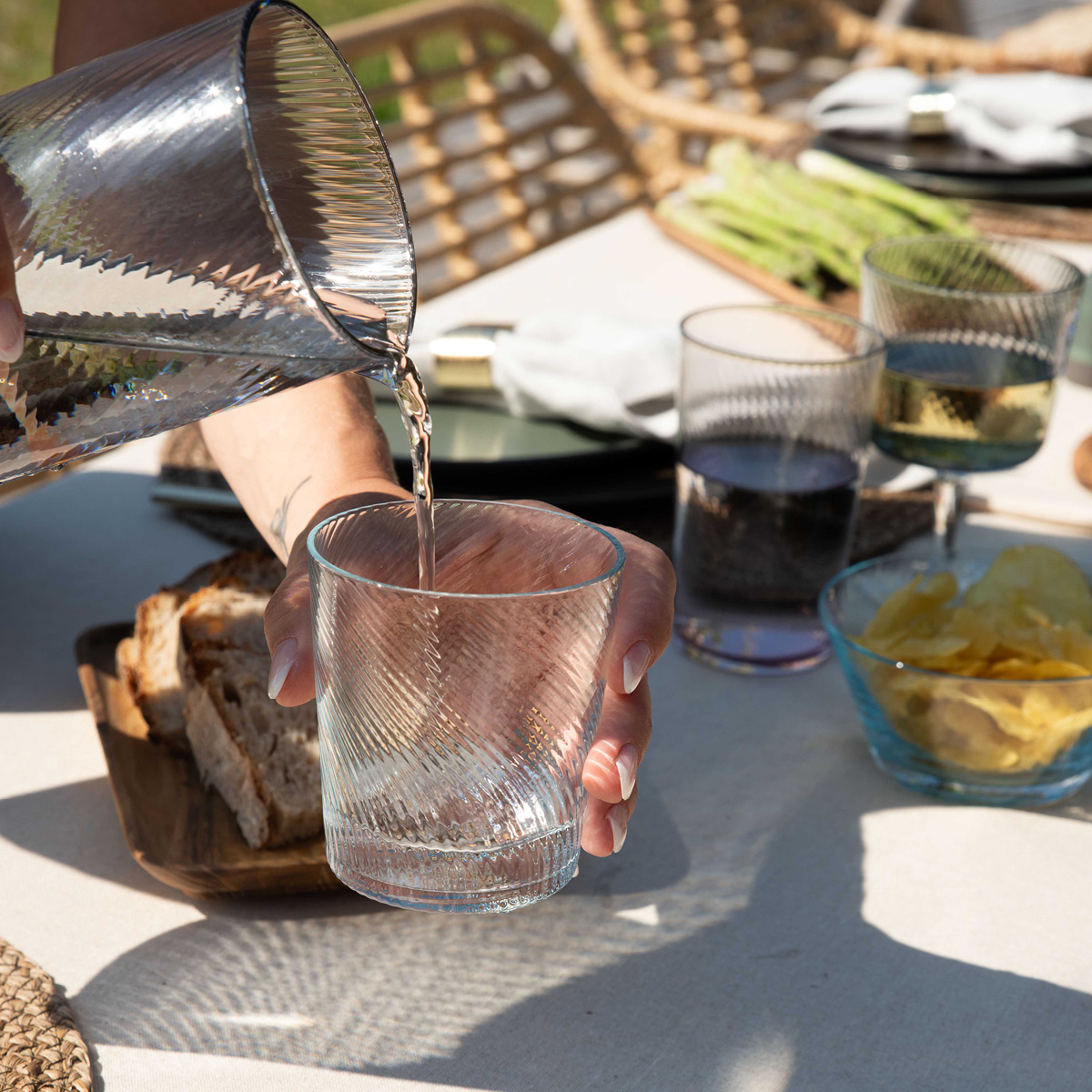 Aida Raw Unique Swirl Vesilasi 30 cl Light Blue