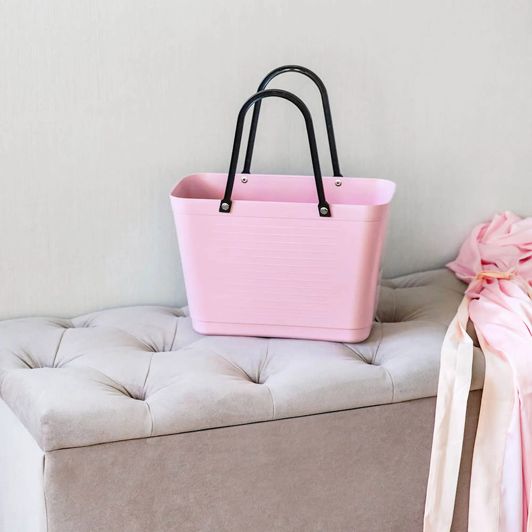 Hinza Green Plastic Laukku pieni 7,5 L Vaaleanpunainen