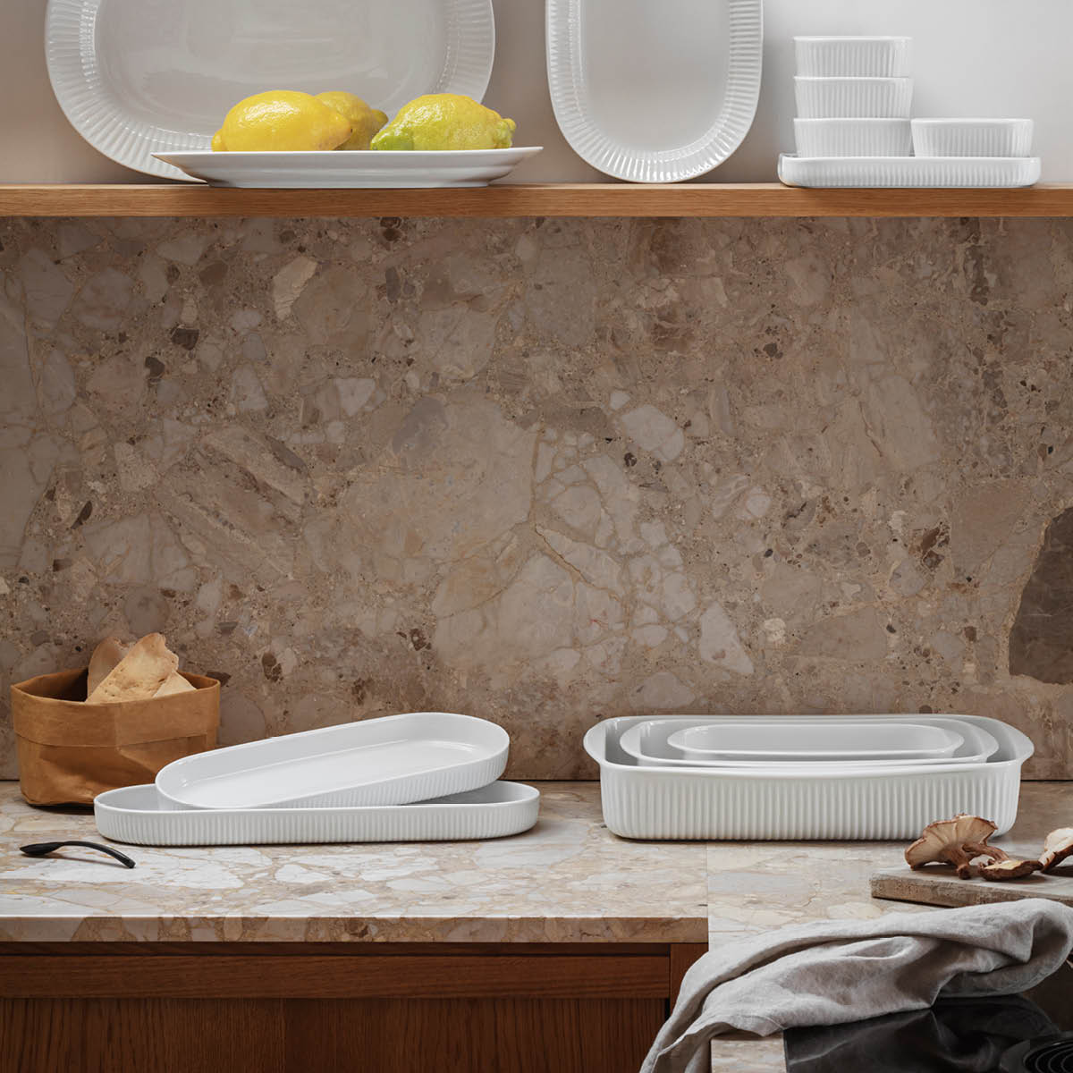 Eva Trio Legio Nova ugnsform 3-pack vit