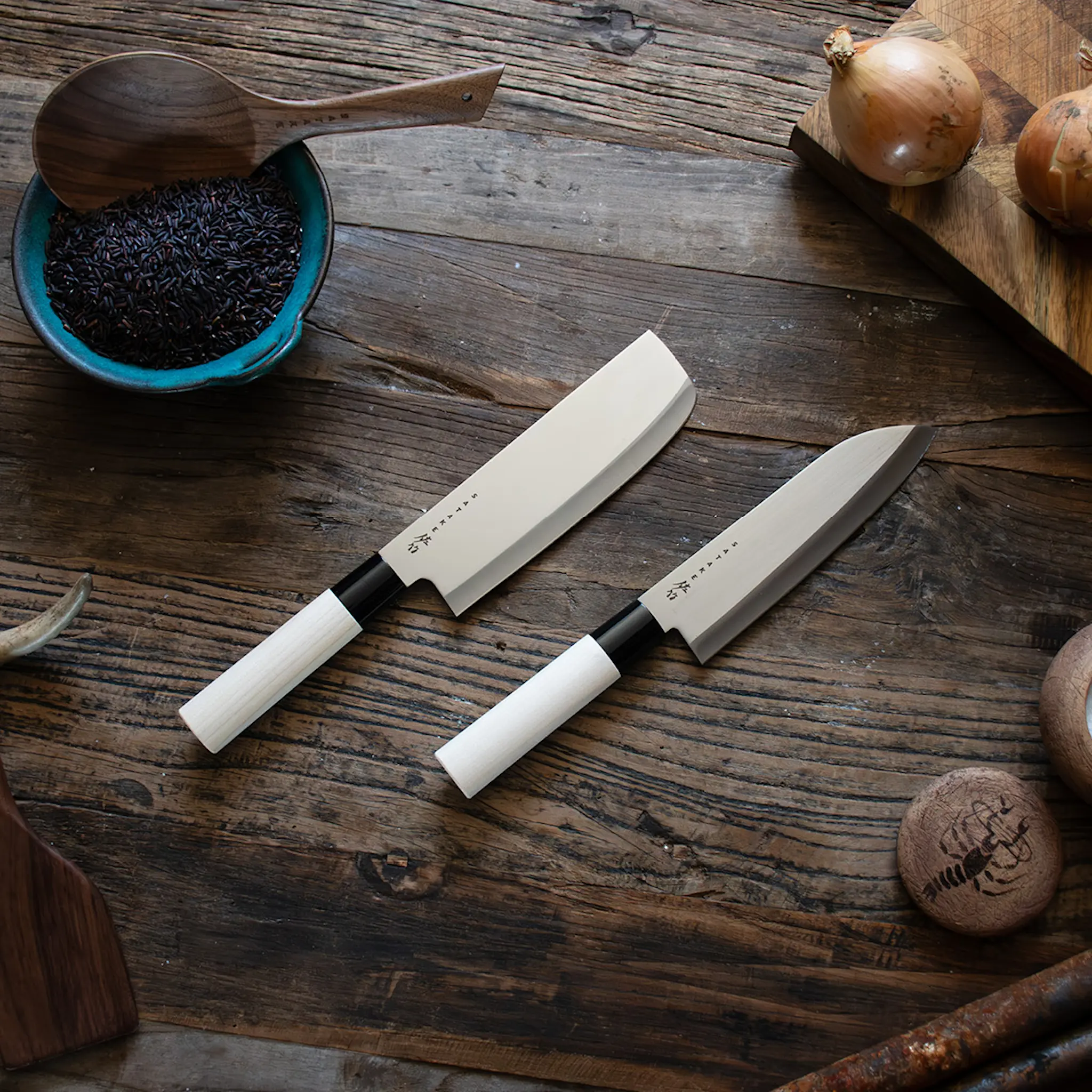 Satake Houcho Knivset Kockkniv & Grönsakskniv