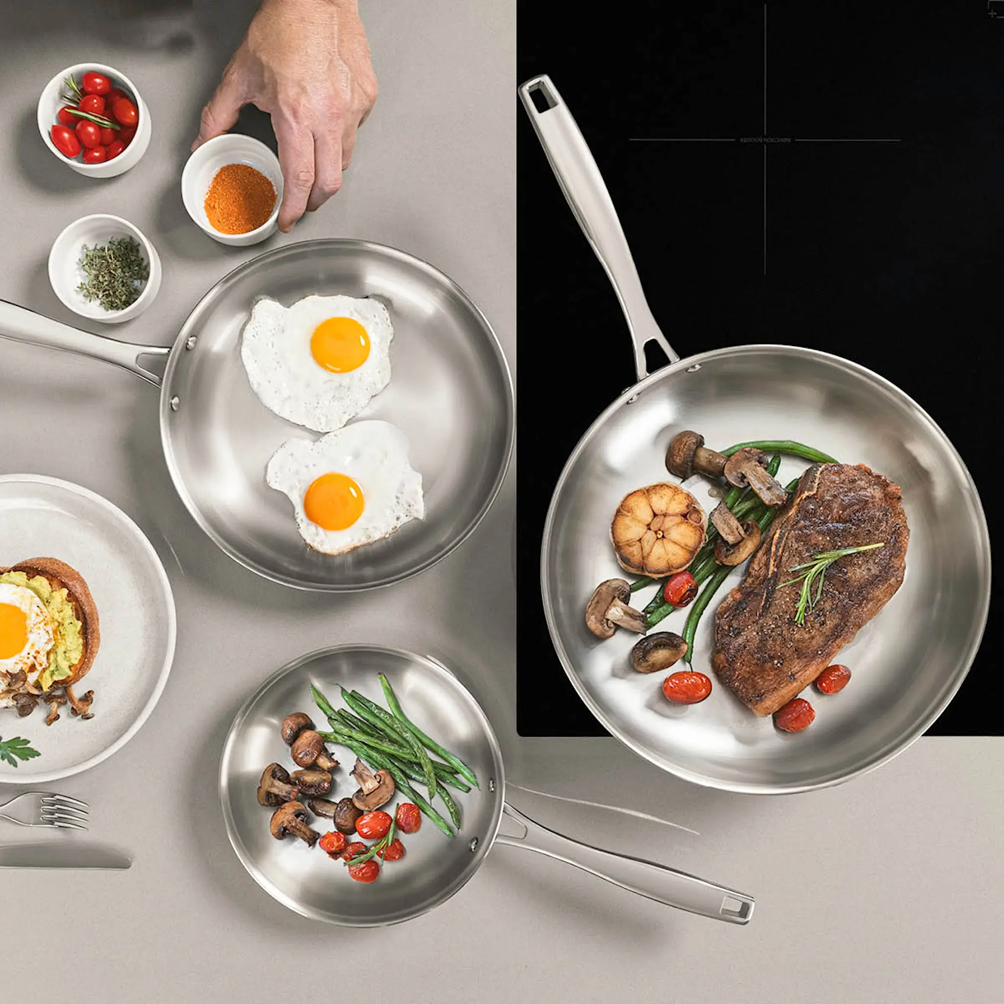 Tramontina Grano stekepanne 26 cm stål